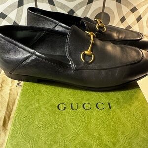 Gucci Horsebit Loafers – Black Leather – Size 39 – Retail $990
